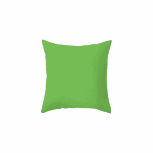 15x15 Lime Green Cotton Pillow