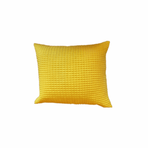 15x15 Yellow Square Velour Pillow