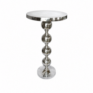 Chrome Round Side Table