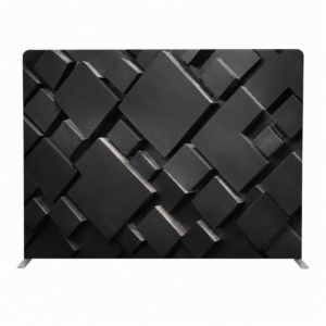Black Chevron Diamond Wall