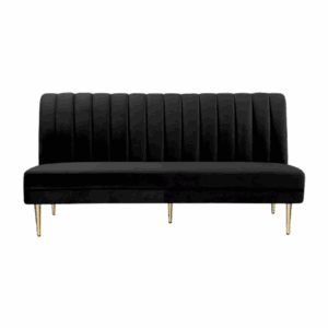 Black Velvet Harrison Sofa
