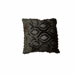 Black w/ Eyelike Design Decorative Pillow