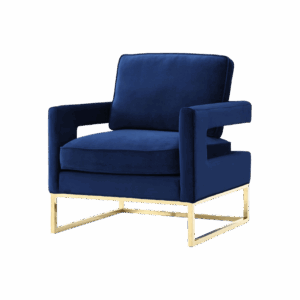 Blue Velvet Avery Club Chair