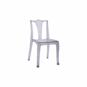 Clear Ghost Open Back Dining Chair
