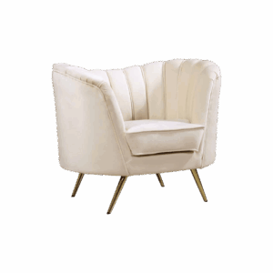 Cream Velvet Madeline Club Chair