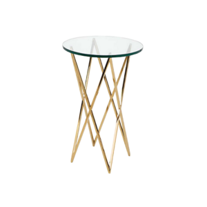 Gold Glass Star Highboy