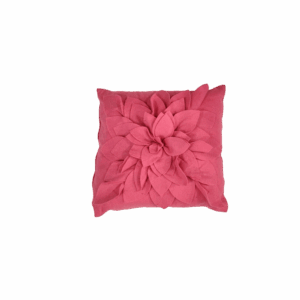 Hot Pink Flower Pillow