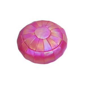 Iridescent Poof Ottoman