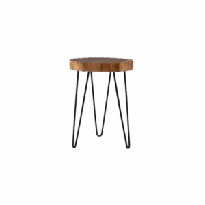Laredo Teakwood Hairpin Legs Side Table
