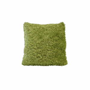 Lime Green Shag Pillow