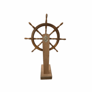 Nautical Wheel + Stand