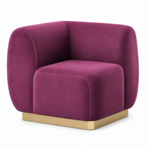 Athena Modular Sofa Cover Right Berry