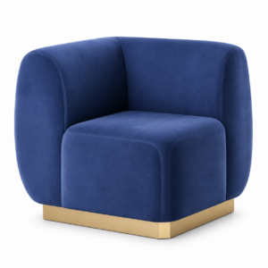 Athena Modular Sofa Cover Left Sapphire