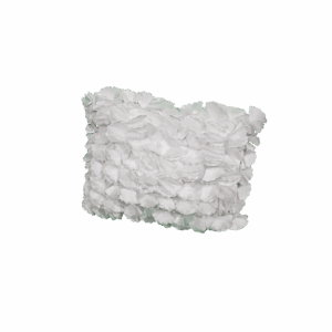 White Mini Flutter Pillow
