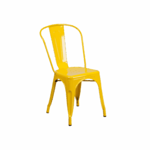 Yellow Metal Farm Dining Chair