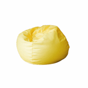 Yellow Polyester Bean Bag