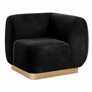 Athena Modular Sofa Covers Right Black