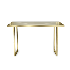 Gold Metal Conversation Table