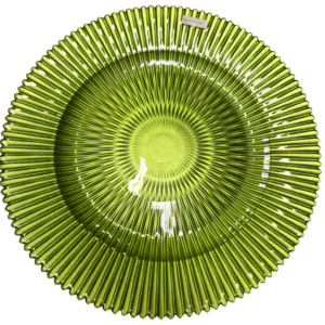 Green Marbella Charger Plate