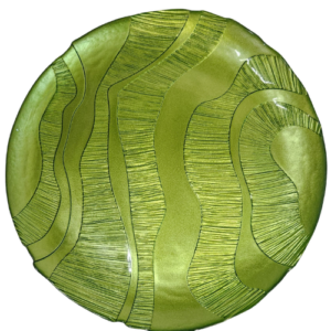 Sage Waves Charger Plate