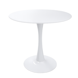 White Round Cocktail Table