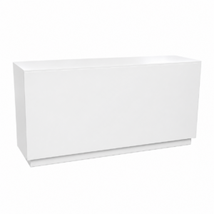 6' Registration Desk w/ Shelves