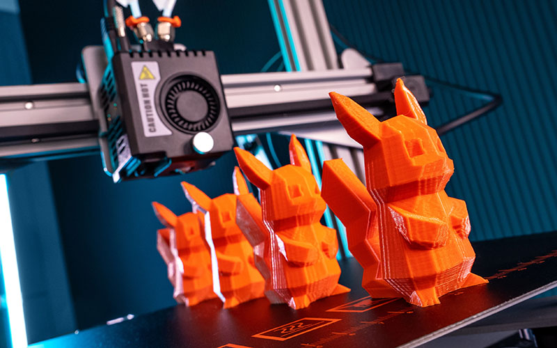 3D printer. 3d printing In workshop