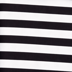 132" Black & White Striped Lamour