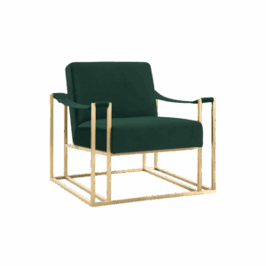 Forest Green Velvet Baxter Club Chair