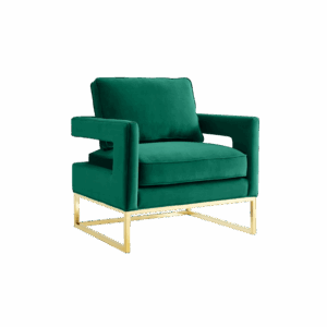 Green Velvet Avery Club Chair