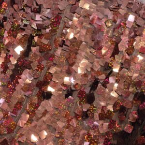 90"X90" Chocolate Square Paillette Overlay