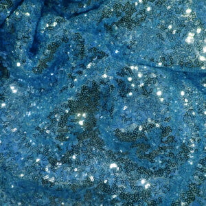 90"x90" Turquoise Glitz Overlay