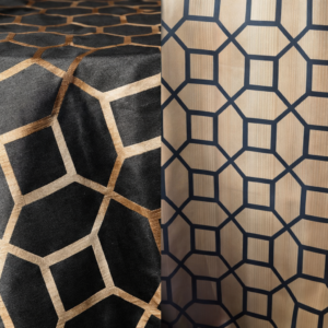 132" Black and Gold Ventura Reversible