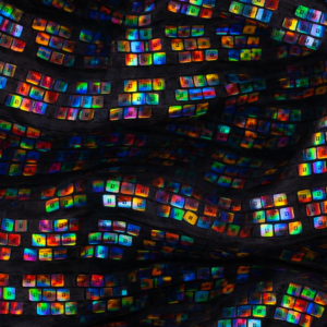 90" x 90" Black Hologram Overlay