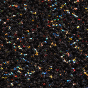 90" x 90" Black Mini Sequin Overlay