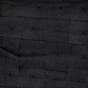 90" x 90" Black Organza Overlay