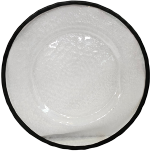 Clear w/ Black Rim Charger