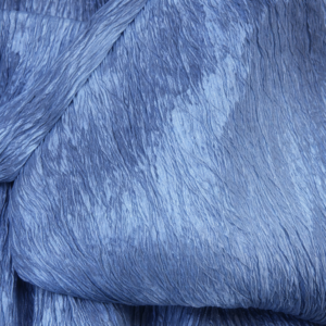 132" Blue Crinkle Taffeta