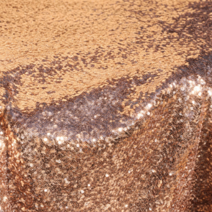 90"X90" Blush Glitz Sequin Overlay