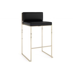 Black and Gold Olympus Barstool