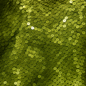 90" x 90" Chartreuse Mini Sequin Overlay