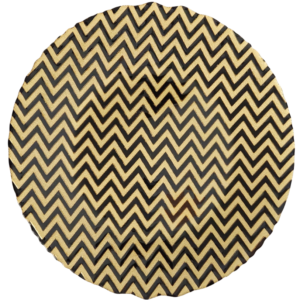 Gold & Black Chevron Charger