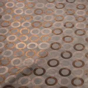 132" Copper and Gold Circles