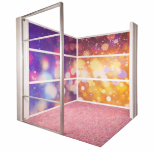 White Confetti Photo Booth