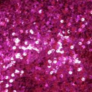 90" x 90" Fuchsia Mini Sequin Overlay