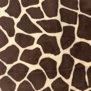 132" Giraffe Print Soft