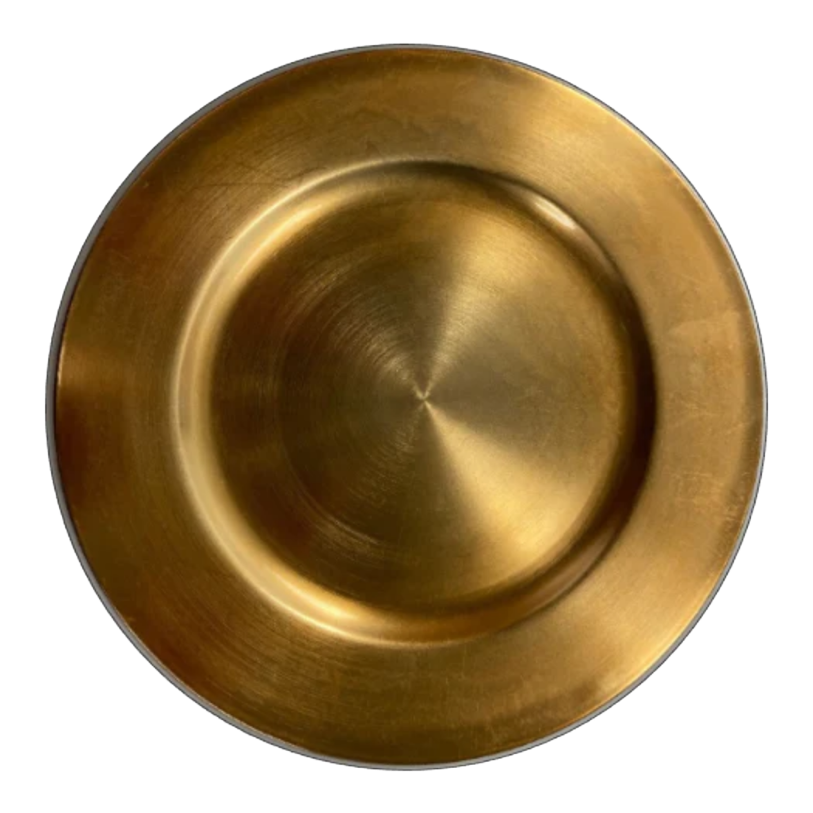 Gold Acrylic Charger Plate