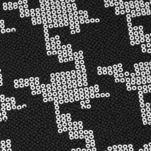 90" x 90" Houndstooth Mini Sequin Overlay