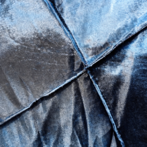 90" Navy Blue Pintuck