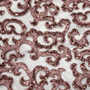 90"X90" Orchid Nouveau Overlay